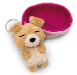 Keyholder Sleeping Pets Light Brown Dog NICI GREEN