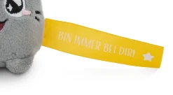 Keyholder Yellow cat "Bin immer bei dir!"
