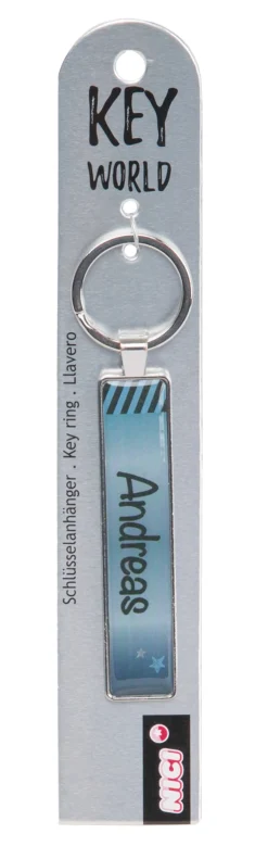 Keyring Key World 'Andreas'