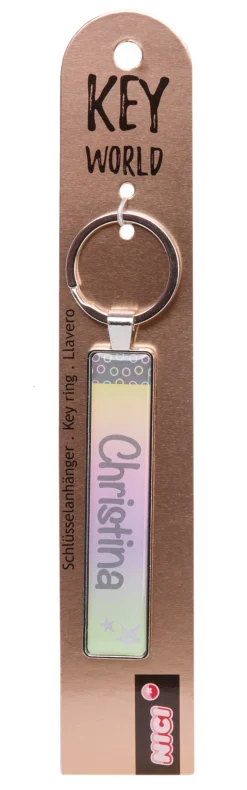 Keyring Key World 'Christina'