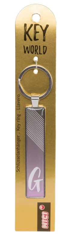 Keyring Key World 'G'