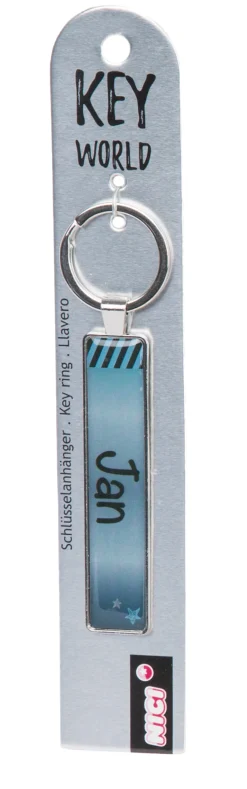 Keyring Key World 'Jan'
