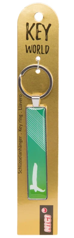 Keyring Key World 'L'