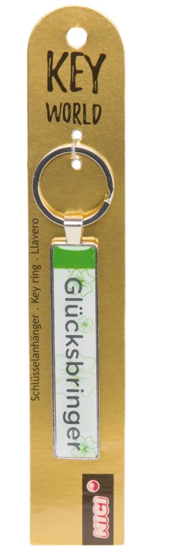 Keyring Key World 'lucky charm'