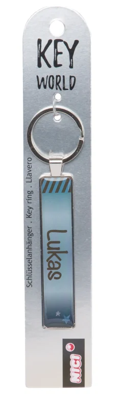 Keyring Key World 'Lukas'