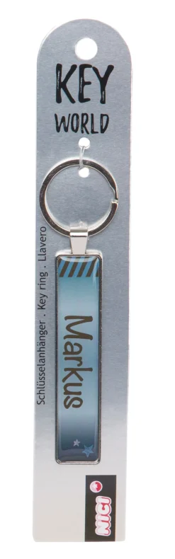 Keyring Key World 'Markus'