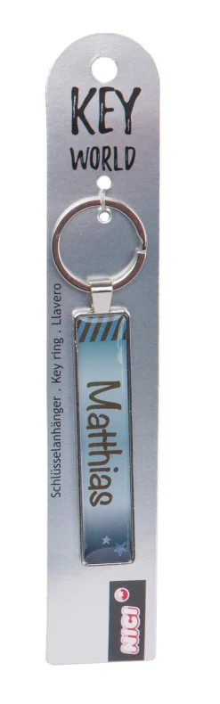 Keyring Key World 'Matthias'