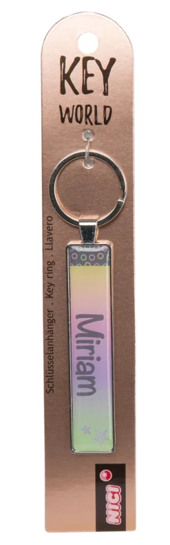 Keyring Key World 'Miriam'
