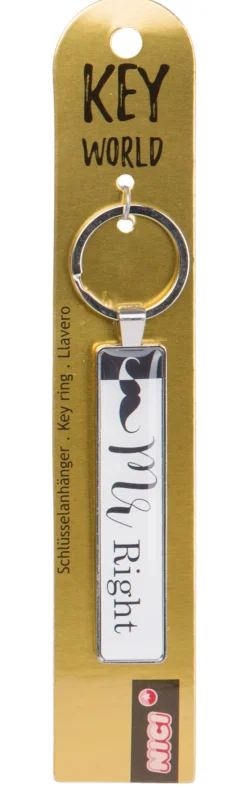 Keyring Key World 'Mr. Right'