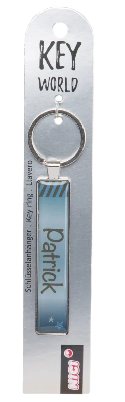 Keyring Key World 'Patrick'