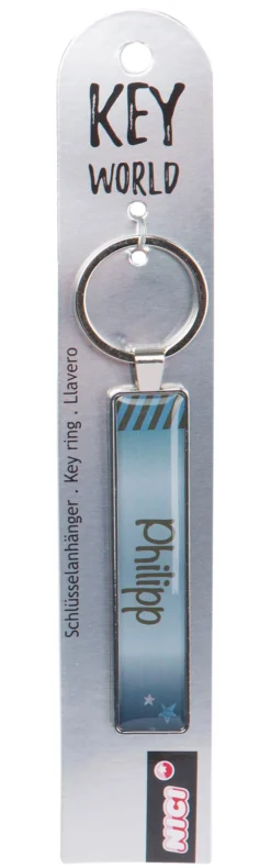 Keyring Key World 'Philipp'