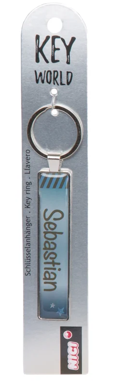 Keyring Key World 'Sebastian'