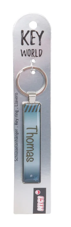 Keyring Key World 'Thomas'