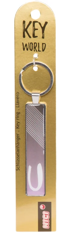 Keyring Key World 'U'