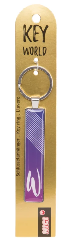 Keyring Key World 'W'