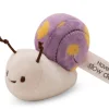 Kuscheltier Lila Schnecke m. Botschaft "Have a slow day"