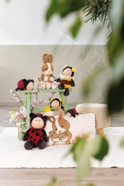 Kuscheltier Lila Schnecke m. Botschaft "Have a slow day"