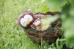 Lying Cuddly Toy Owl Oscar