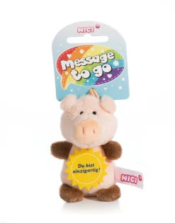 Pendant pig "Du bist einzigartig"