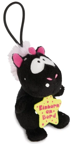 Pendant unicorn Carbon Flash "Einhorn an Bord"