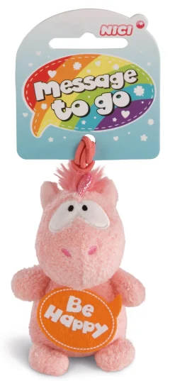 Pendant Unicorn Merry Heart "Be Happy"