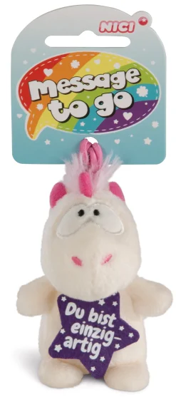 Pendant unicorn Theodor "Du bist einzigartig"