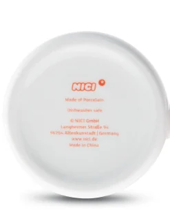 Porcelain mug metallic 'Ich bin hier, das muss reichen'