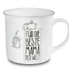 Porcelain mug metallic 'Für die Beste Mama der Welt'