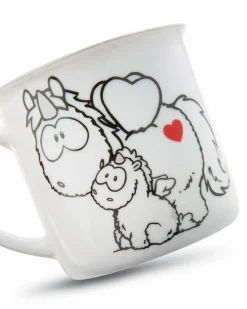 Porcelain mug metallic 'Für die Beste Mama der Welt'