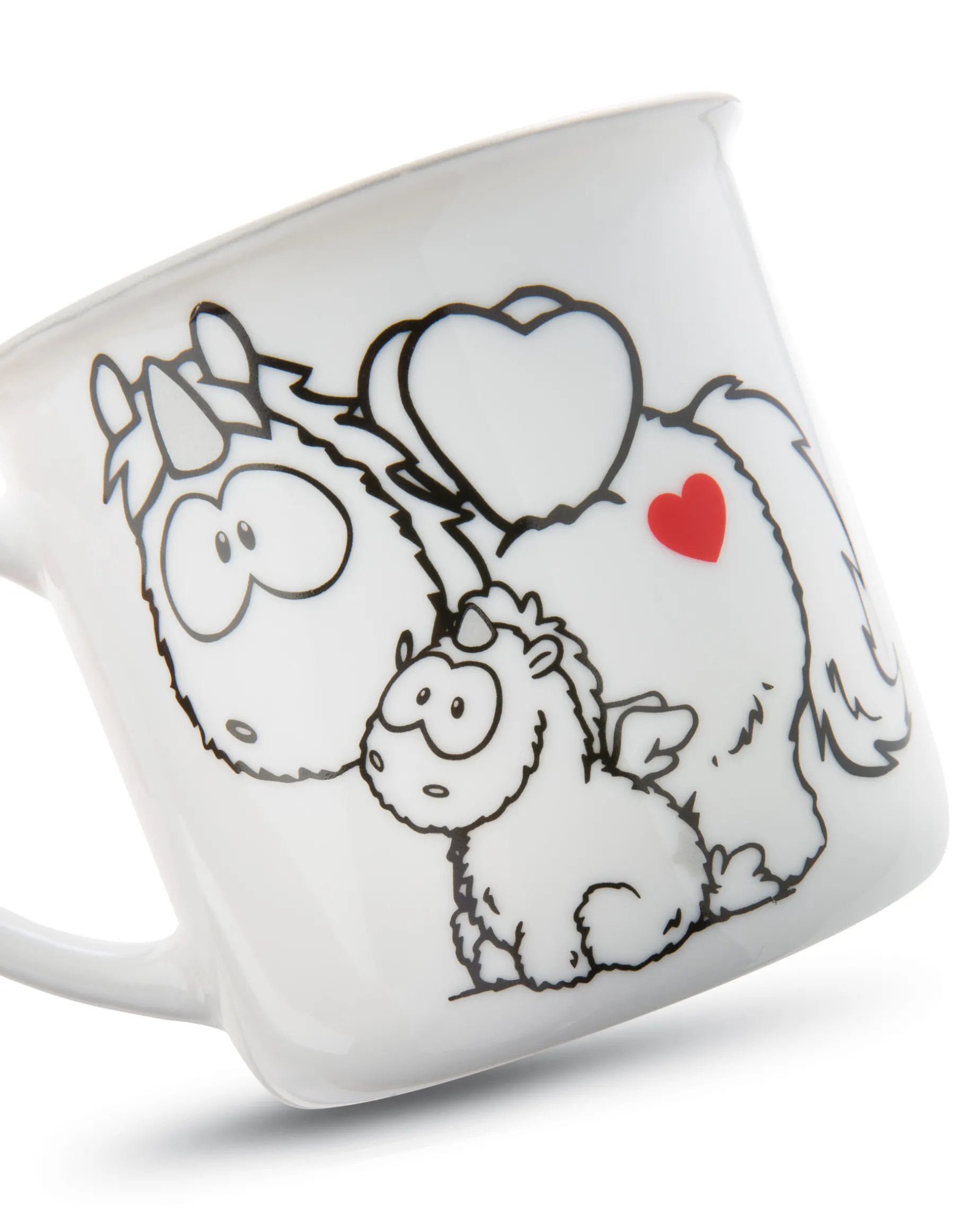 Porcelain mug metallic 'Für die Beste Mama der Welt'