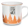 Porcelain mug metallic 'Ich befürchte ich bin wach'