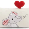 Rectangular Cushion Love Elephant NICI GREEN