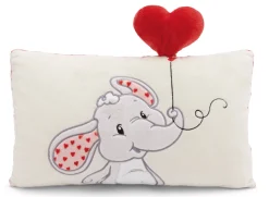 Rectangular Cushion Love Elephant NICI GREEN