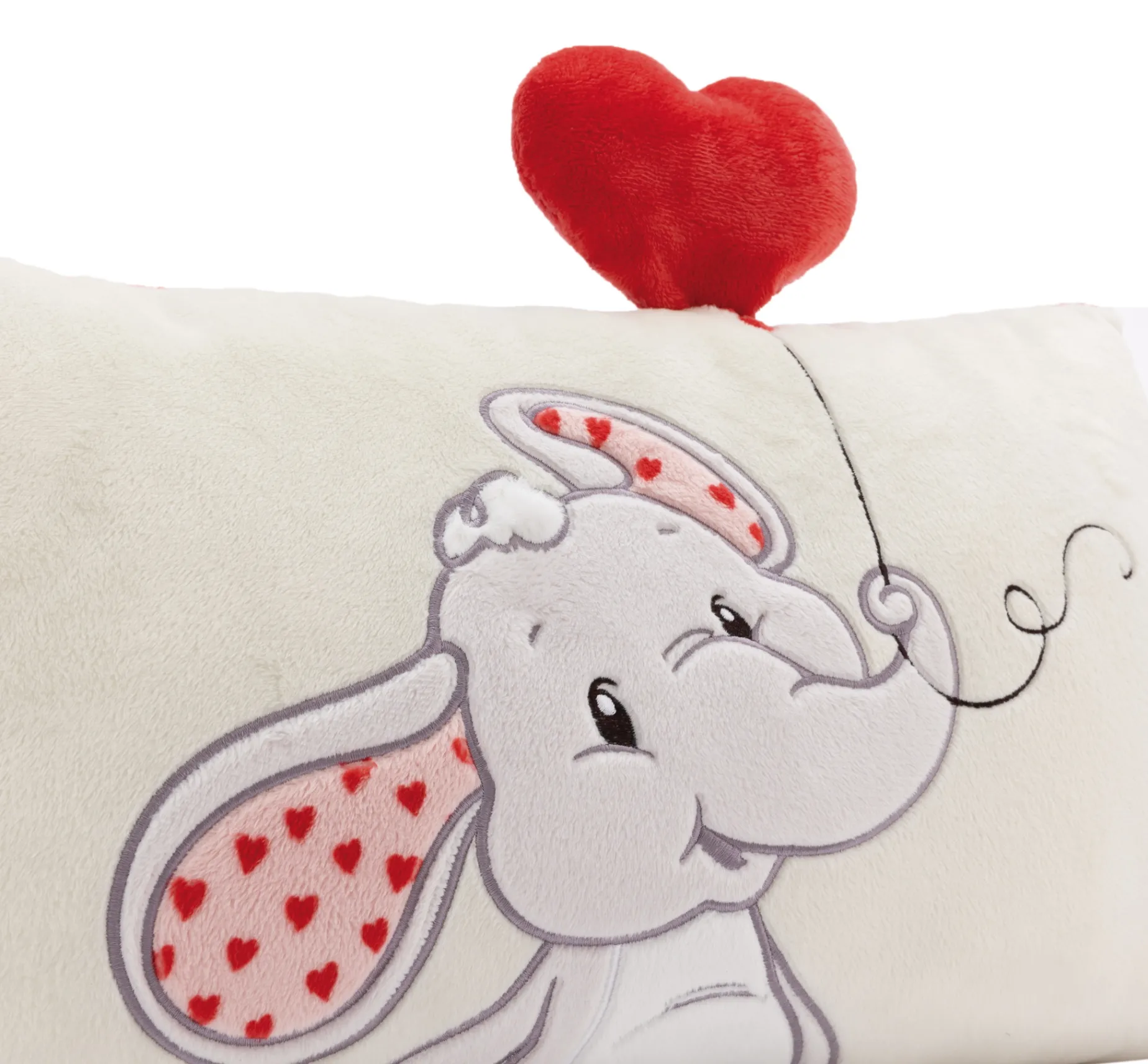 Rectangular Cushion Love Elephant NICI GREEN