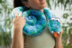 Round Cushion Snake NICI GREEN