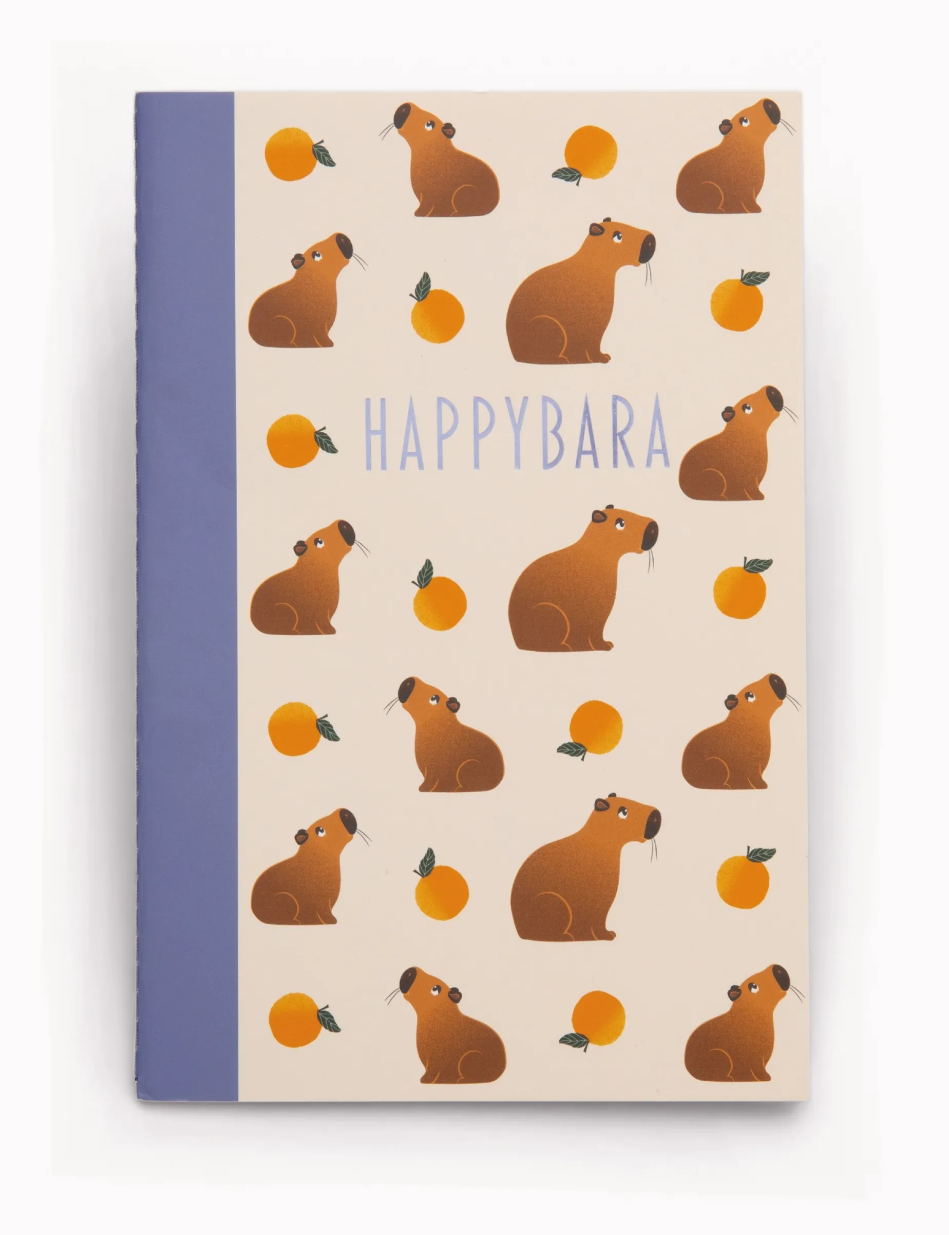 Ruled Notebook Capybara "Happybara"