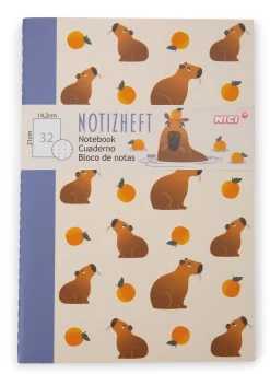 Ruled Notebook Capybara "Happybara"