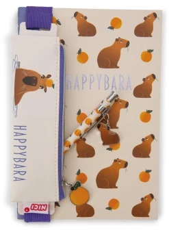 Ruled Notebook Capybara "Happybara"