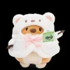 Set soft toy Dog Hiro with bubble tea and polar bear costume