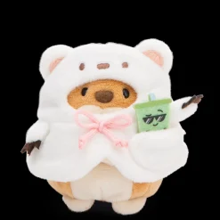 Set soft toy Dog Hiro with bubble tea and polar bear costume