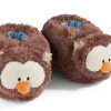 Slippers Owl Oscar size 38-41 (L) NICI GREEN