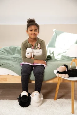 Slippers Sheep Wool*y Gang Gr. 34-37 (M) NICI GREEN