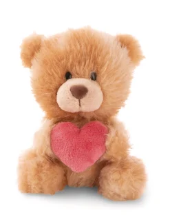 Soft Toy Bear light brown with heart