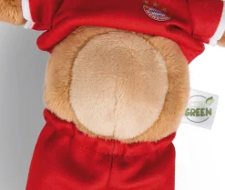 Soft Toy FC BAYERN Bear Berni with Football Jersey and Suction Cap NICI GREEN