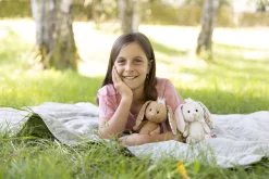 Soft Toy Happy Rabbit light brown NICI GREEN