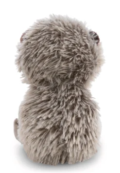 Soft toy hedgehog with mushroom 12cm in light green basket NICI GREEN