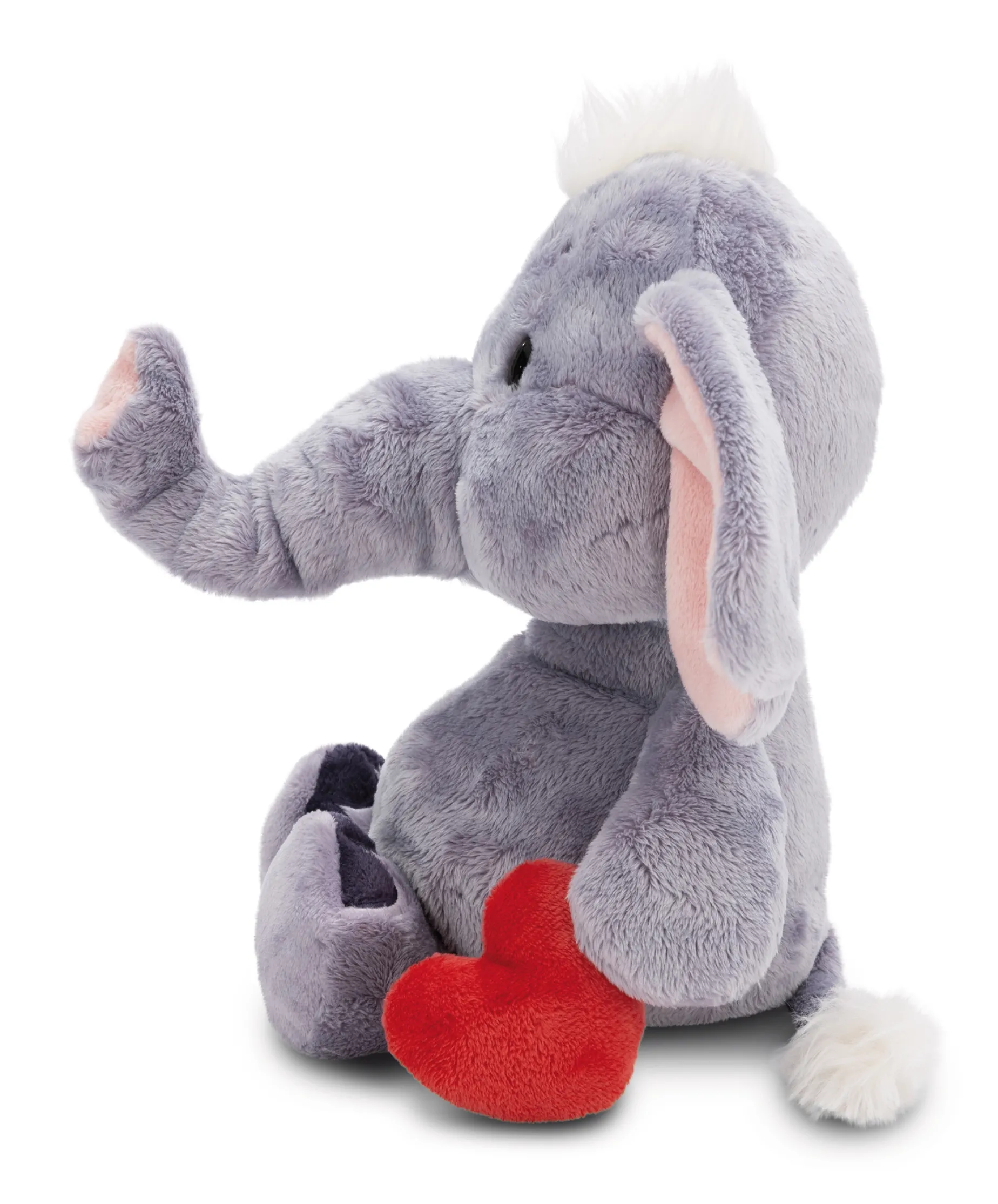 Soft Toy Love Elephant dark grey w/magnet heart NICI GREEN