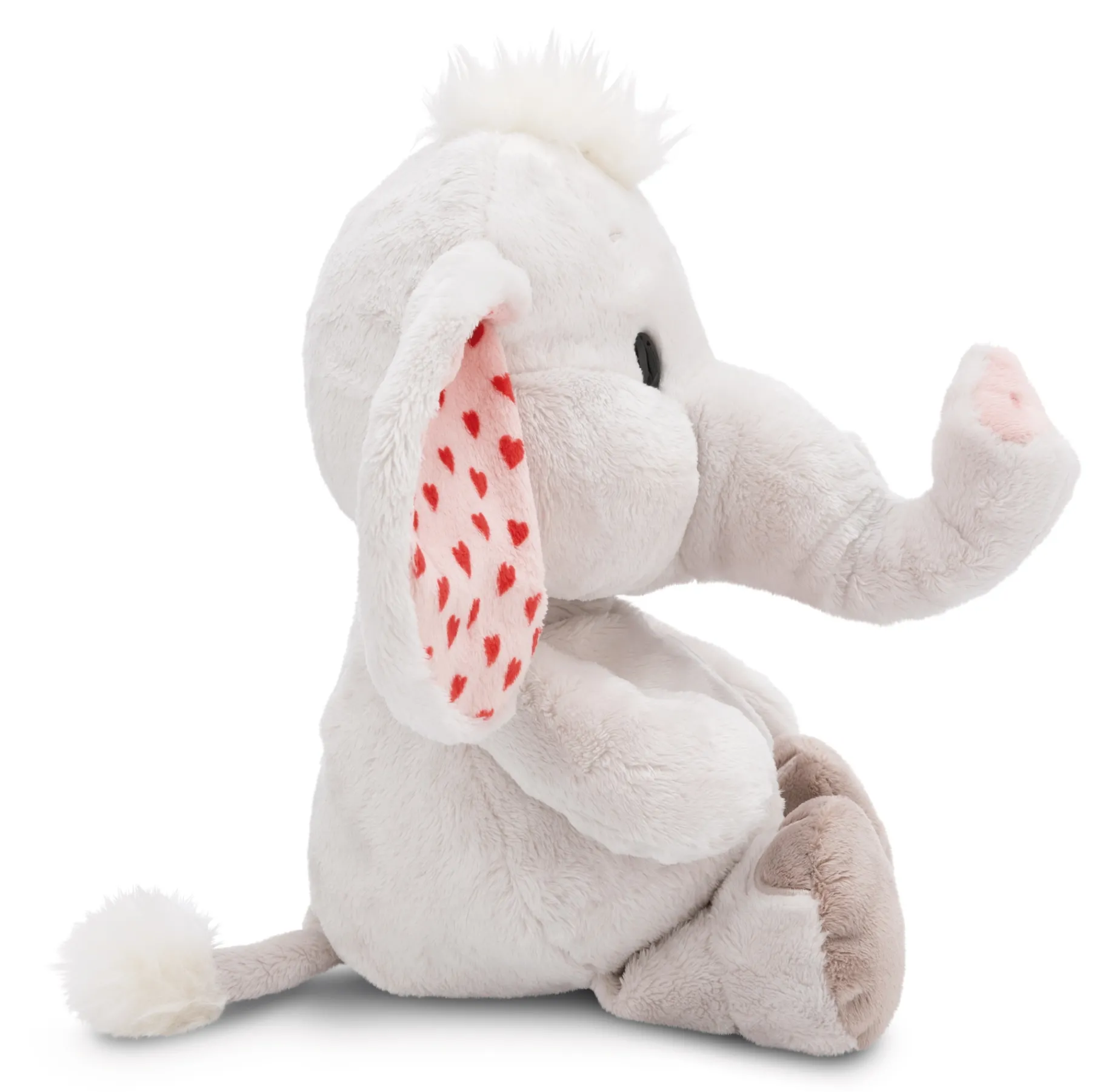 Soft Toy Love Elephant light grey NICI GREEN
