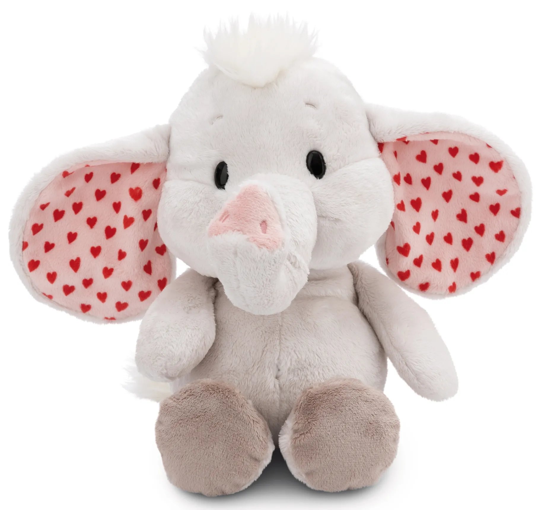 Soft Toy Love Elephant light grey NICI GREEN