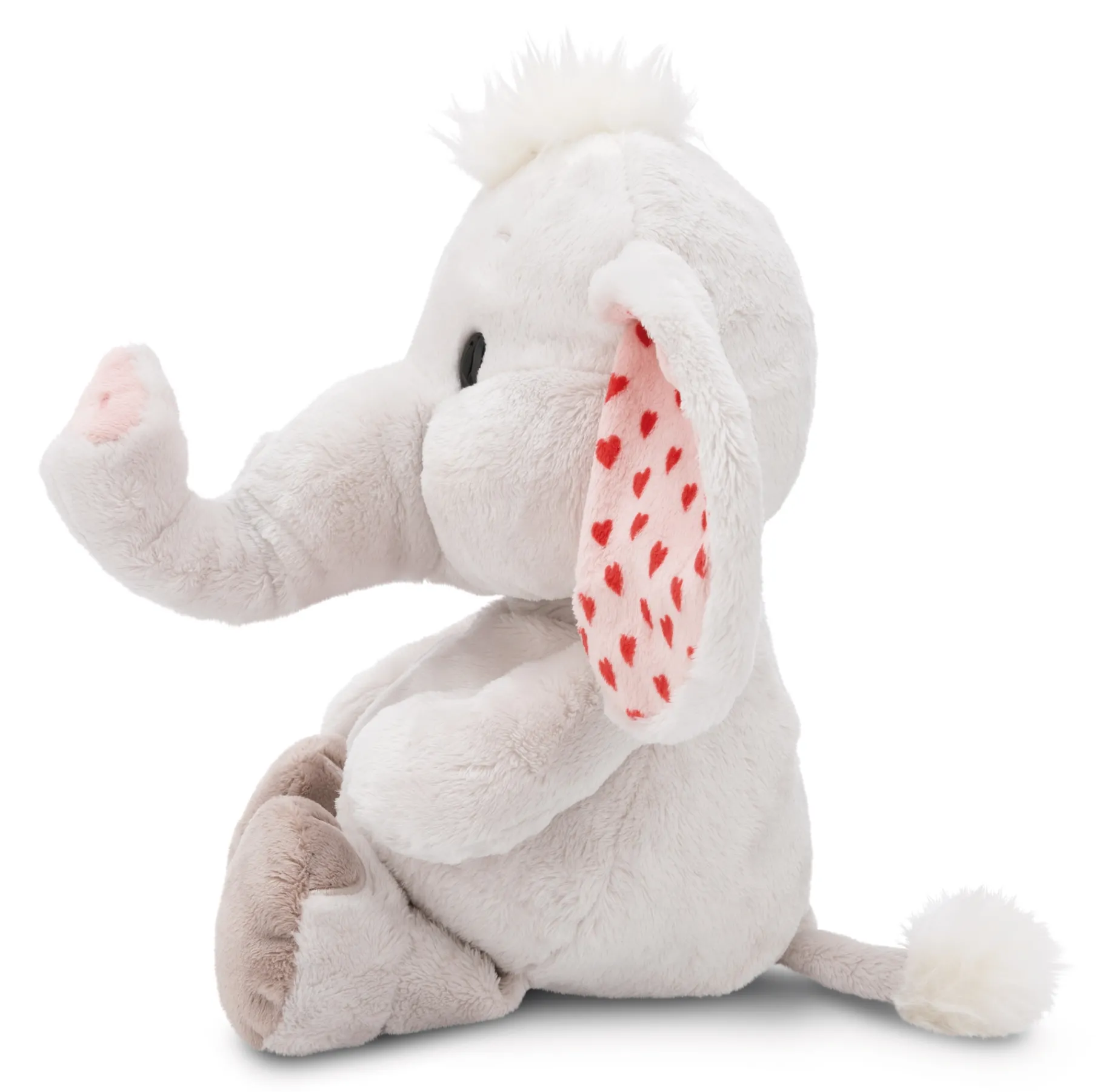 Soft Toy Love Elephant light grey NICI GREEN